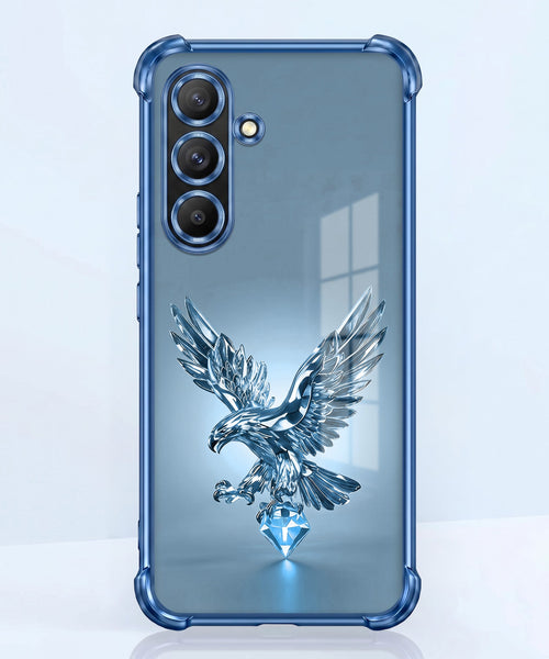 Samsung Galaxy A56 5G Blue Eagle Airbags Printed Back Case