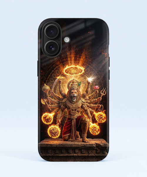 Iphone 16 5g Lord Narasimha Protective Cases