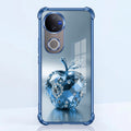 Vivo V50 5G Blue Apple Airbags Printed Back Case