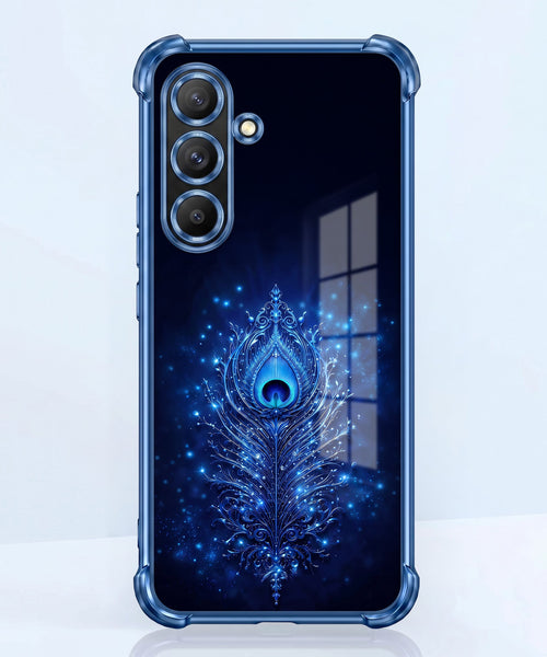 Samsung Galaxy A36 5G Premium Peacock Feather Airbags Printed Back Case