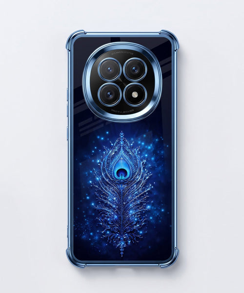 Oppo F29 5G Premium Peacock Feather Airbags Printed Back Case