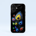Iphone 16 5g Multi-Feather Peacock Protective Cases