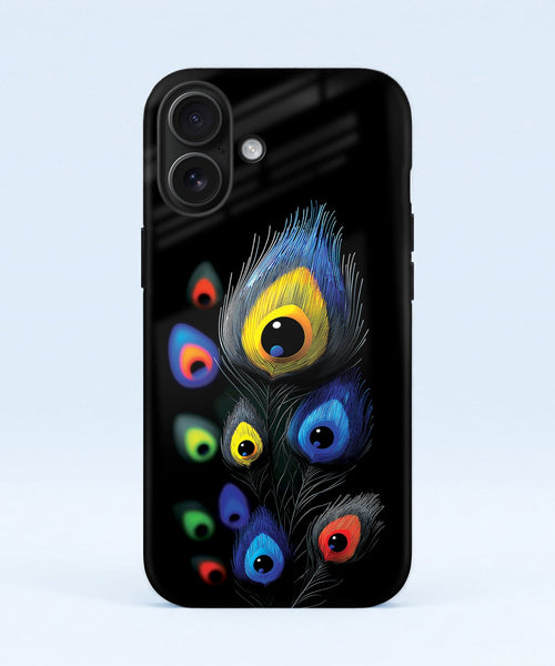 Iphone 16 5g Multi-Feather Peacock Protective Cases