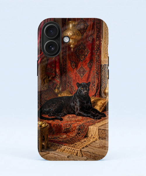 Iphone 16 5g Royal Black Panther Protective Case