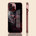 Oppo Reno 15 Pro Mini 5G Crimson Spider Burgundy Electroplated Glass Back Case