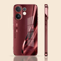 Vivo V60 5G Infinity Energy Burgundy Electroplated Glass Back Case