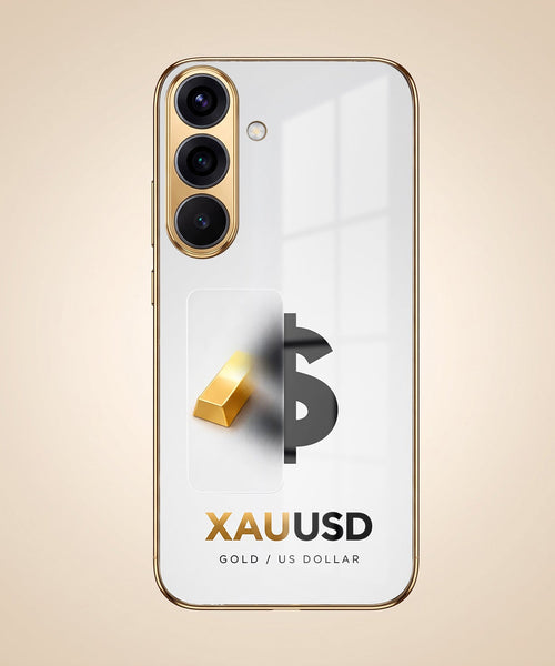 Samsung Galaxy A36 5G Luxury XAU/USD Gold Electroplated Glass Phone Back Case