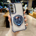 Samsung Galaxy A56 5G Premium Butterfly Stand Airbags Case