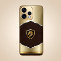 Oppo Reno 15 5G Dragon Crest Gold Electroplated Glass Phone Back Case