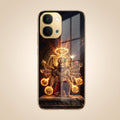 Vivo Y51 Pro 5G Lord Narasimha Gold Electroplated Glass Phone Back Case