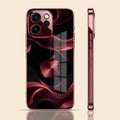 Oppo Reno 15 Pro Mini 5G Wave Apple Burgundy Electroplated Glass Back Case