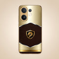 Vivo V60e 5G Dragon Crest Gold Electroplated Glass Phone Back Case