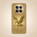 Redmi Note 15 Pro+ 5G Golden Eagle Gold Electroplated Glass Phone Back Case