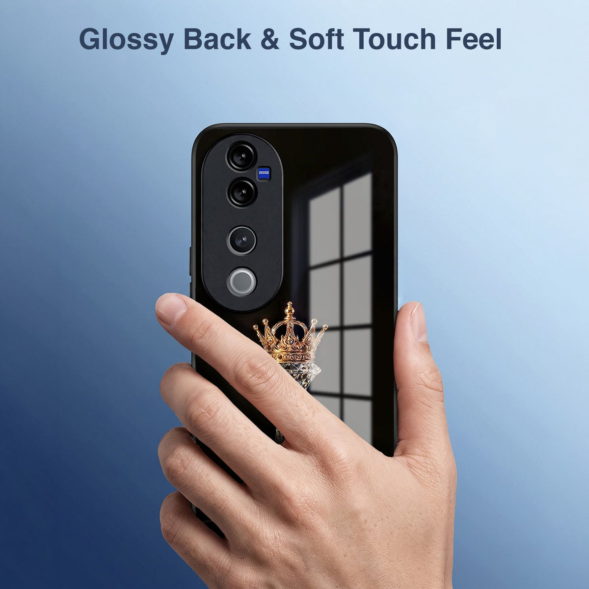 Vivo V40 Pro 5G Royal Chess King Acrylic Glass Back Case