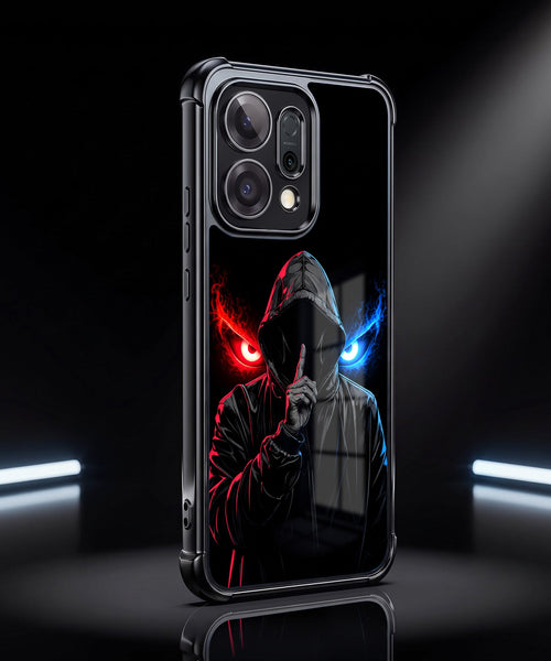 Oppo Reno 14 5G Hooded Shadow Demon Airbags Printed Back Case