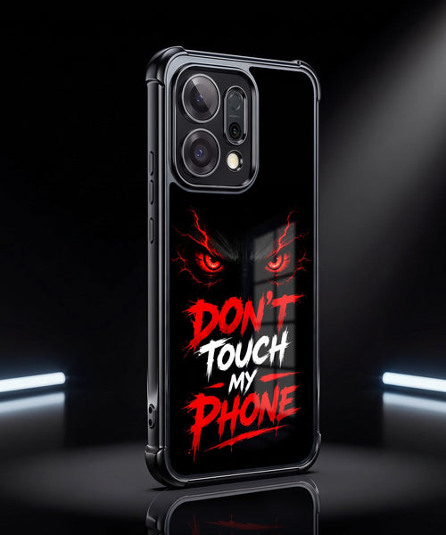 Oppo Reno 14 5G Don't Touch My Phone Airbags Printed Back Case