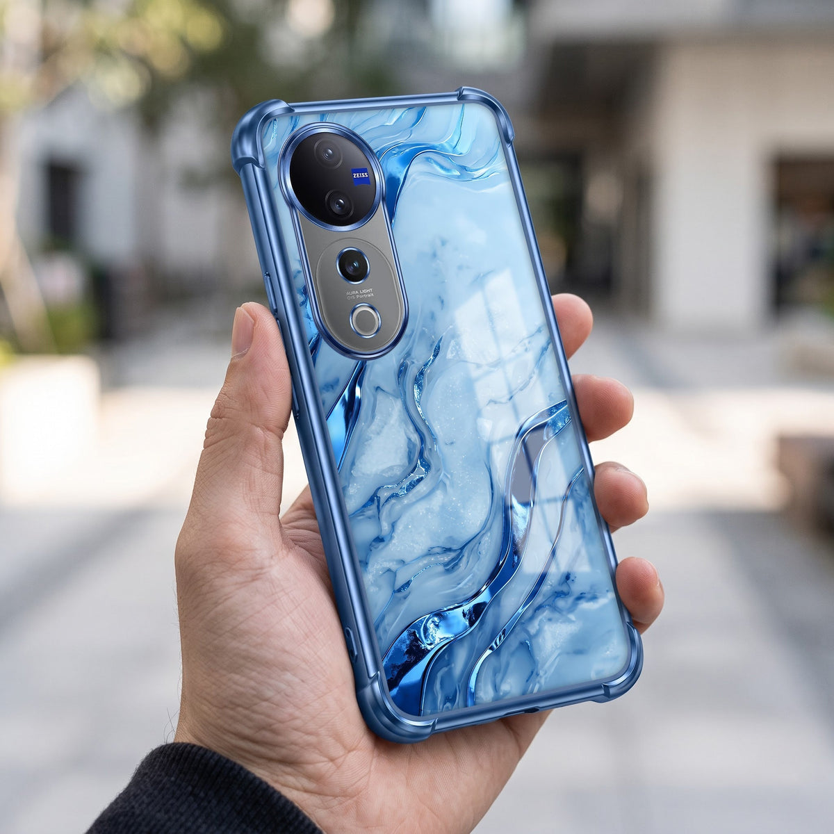 Vivo V40 Pro 5G Marvel Texture Airbags Printed Back Case