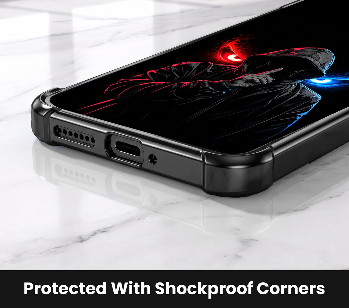 Motorola Edge 60 Pro 5G Hooded Shadow Demon Airbags Printed Back Case