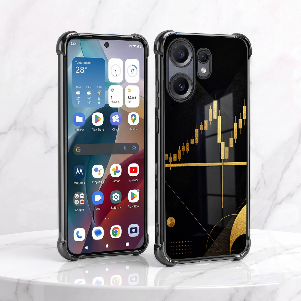 Nothing Phone 2 Pro 5G Trading Candles Airbags Printed Back Case