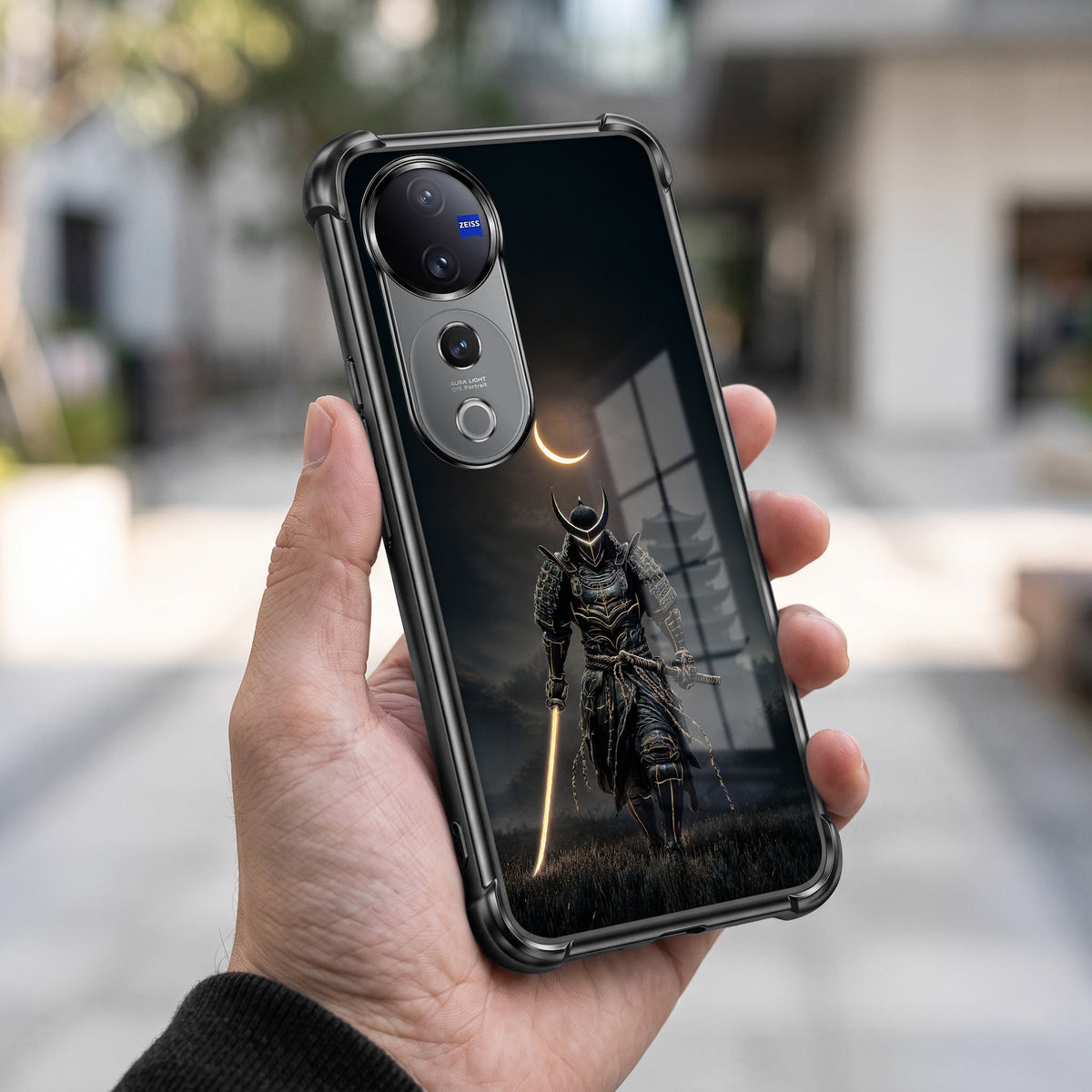 Vivo V40 Pro 5G Samurai Warrior Airbags Printed Back Case