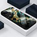 Vivo V40 Pro 5G Premium Acrylic Shockproof Glass Back Case (Ocean Ember)