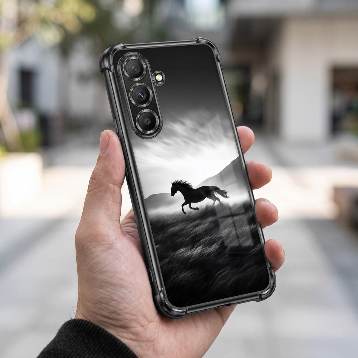 Samsung Galaxy A36 5G Phantom Horse Airbags Printed Back Case