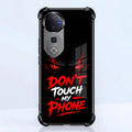 Vivo V40 Pro 5G Don't Touch My Phone Airbags Printed Back Case