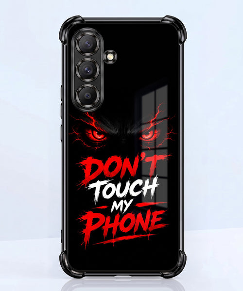 Samsung Galaxy A56 5G Don't Touch My Phone Airbags Printed Back Case