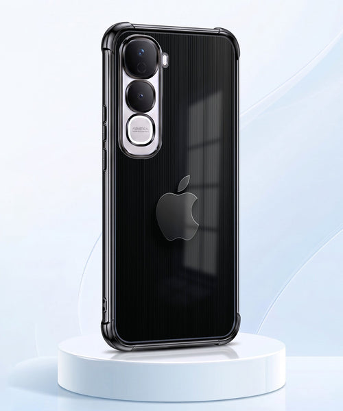 Vivo Y400 Pro 5G Premium Black Apple Airbags Printed Back Case