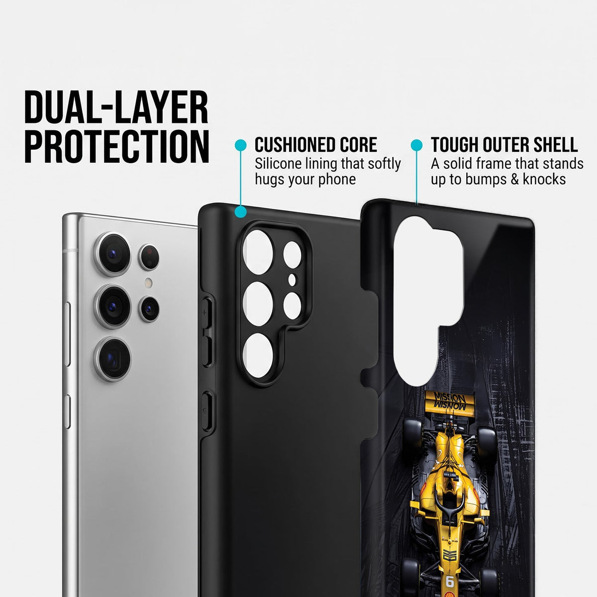 Samsung Galaxy S24 Ultra 5G F1 Racing Car Protective Case