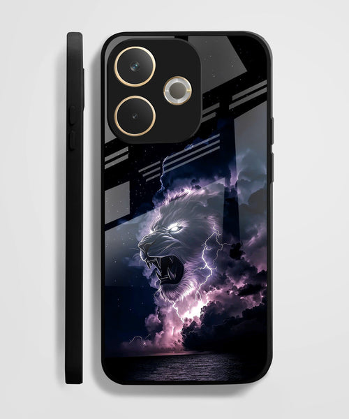 Oppo A5 Pro 5G Premium Acrylic Shockproof Glass Back Case (Storm King)