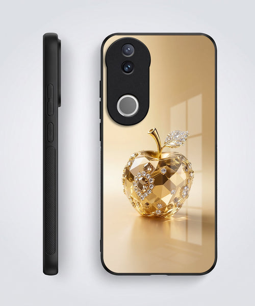 Vivo V50 5G Golden Apple Acrylic Glass Back Case