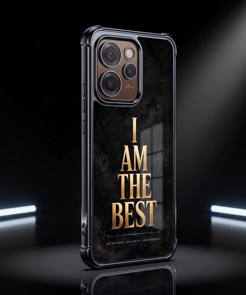 Oppo Reno 15 Pro Mini 5G Premium I Am The Best Gold Airbags Printed Back Case