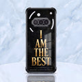 Nothing Phone 3a 5G Premium I Am The Best Gold Airbags Printed Back Case
