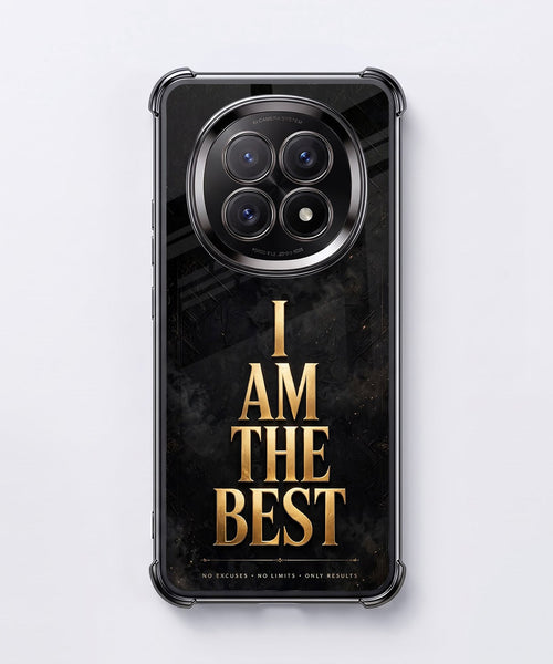 Oppo F29 5G Premium I Am The Best Gold Airbags Printed Back Case