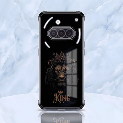 Nothing Phone 3a 5G Premium Crowned Lion Airbags Printed Back Case