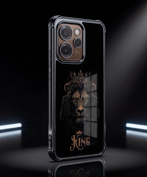 Oppo Reno 15 Pro Mini 5G Premium Crowned Lion Airbags Printed Back Case