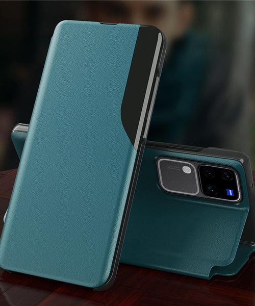 Vivo V30 Pro 5G Luxury Half Window Leather Flip Case