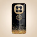 Redmi Note 15 Pro+ 5G Medusa Head Gold Electroplated Glass Phone Back Case