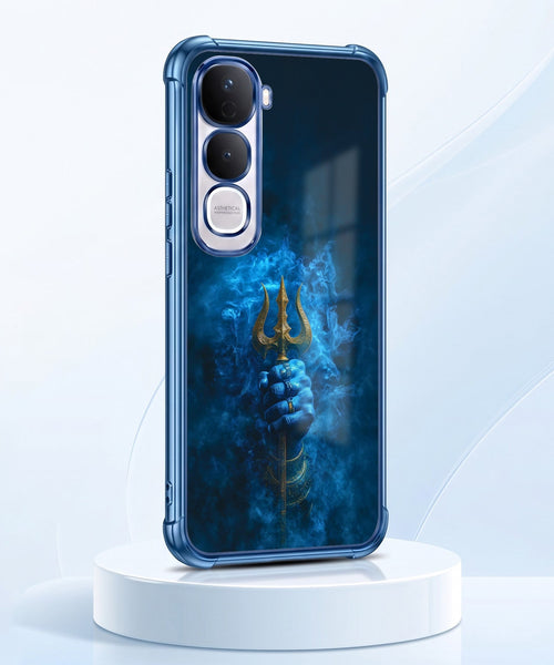 Vivo Y400 Pro 5G Premium Shiv Trishul Airbags Printed Back Case
