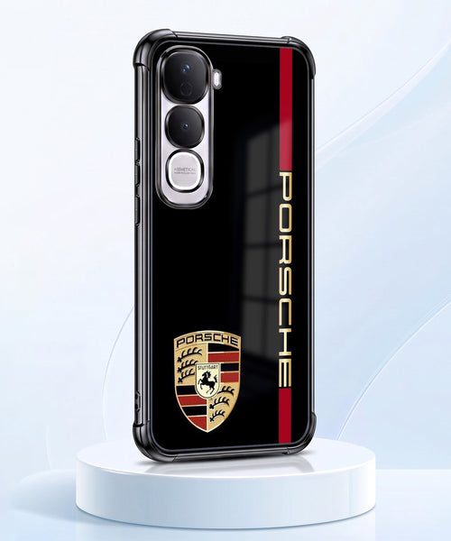 Vivo Y400 Pro 5G Premium Porsche Logo Airbags Printed Back Case