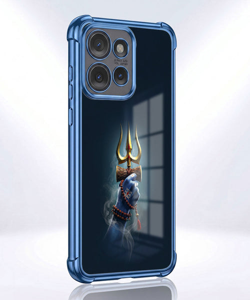 Motorola Edge 50 Neo 5G Premium Golden Trishul Airbags Printed Back Case
