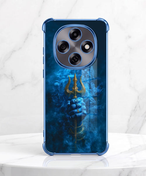 Oppo F31 Pro 5G Premium Golden Trishul Airbags Printed Back Case