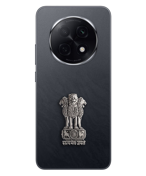 Oppo F29 Pro 5G Compatible Satyamev Jayate 3D Metal Emblem Sticker