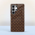 Samsung Galaxy S24 Ultra 5G Luxury Monogram Brown Protective Case
