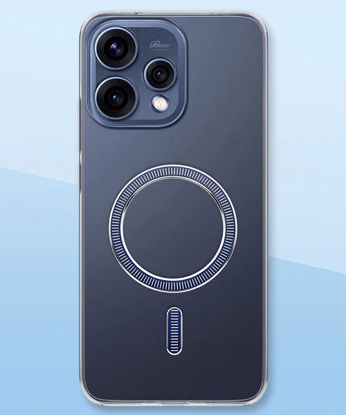 Oppo Reno 15 Pro Mini 5G Transparent Anti-Yellow MagSafe Shockproof Case