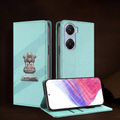 Vivo V29e 5G Metal Satyamev Jayate 2-in-1 Emblem Magnetic Flip Wallet Case