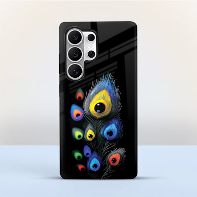Samsung Galaxy S24 Ultra 5G Multi-Feather Peacock Protective Cases