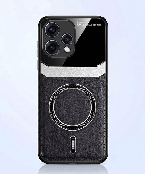 Oppo Reno 15 5G Premium Magsafe Magnetic Leather Lens Protective Case