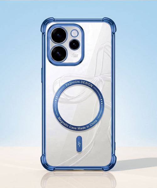 Oppo Reno 15 Pro Mini 5G Premium Magnetic MagSafe Shockproof Airbag Case